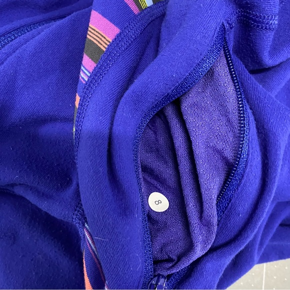 Lululemon In Stride Blue ZIp Jacket Hoodie 8 - Picture 5 of 7